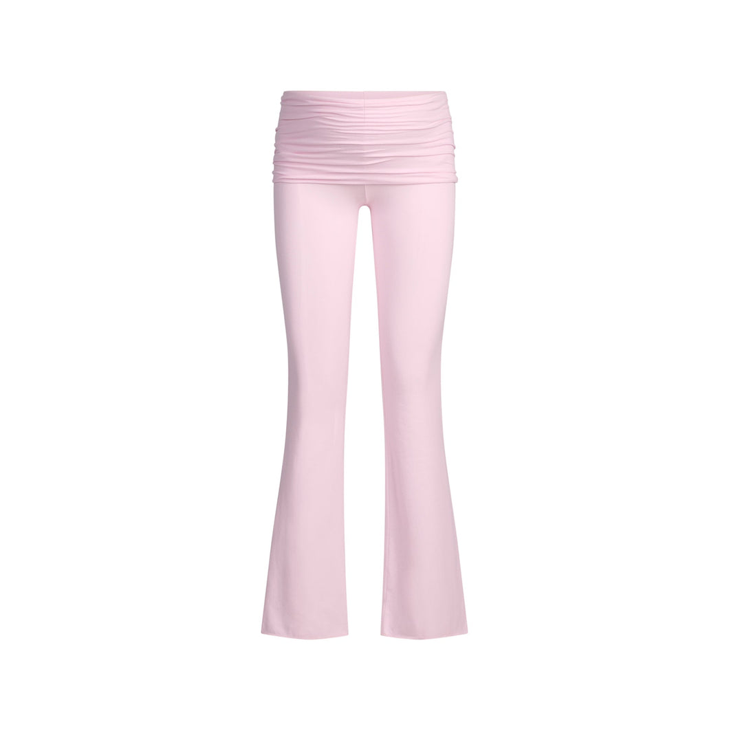 COTTON JERSEY MATERNITY FOLDOVER PANT | CHERRY BLOSSOM