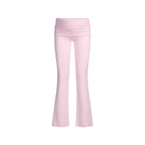 COTTON JERSEY MATERNITY FOLDOVER PANT | CHERRY BLOSSOM