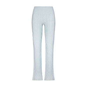 SWEATER KNIT FOLDOVER PANT | CLOUD