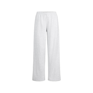 LIGHTWEIGHT FLEECE STRAIGHT LEG PANT | LIGHT HEATHER GREY