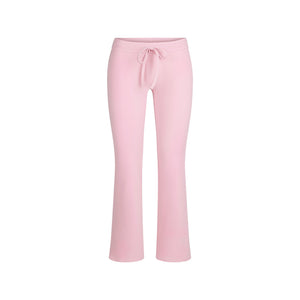COTTON JERSEY LOW RISE CROP PANT | HALITE