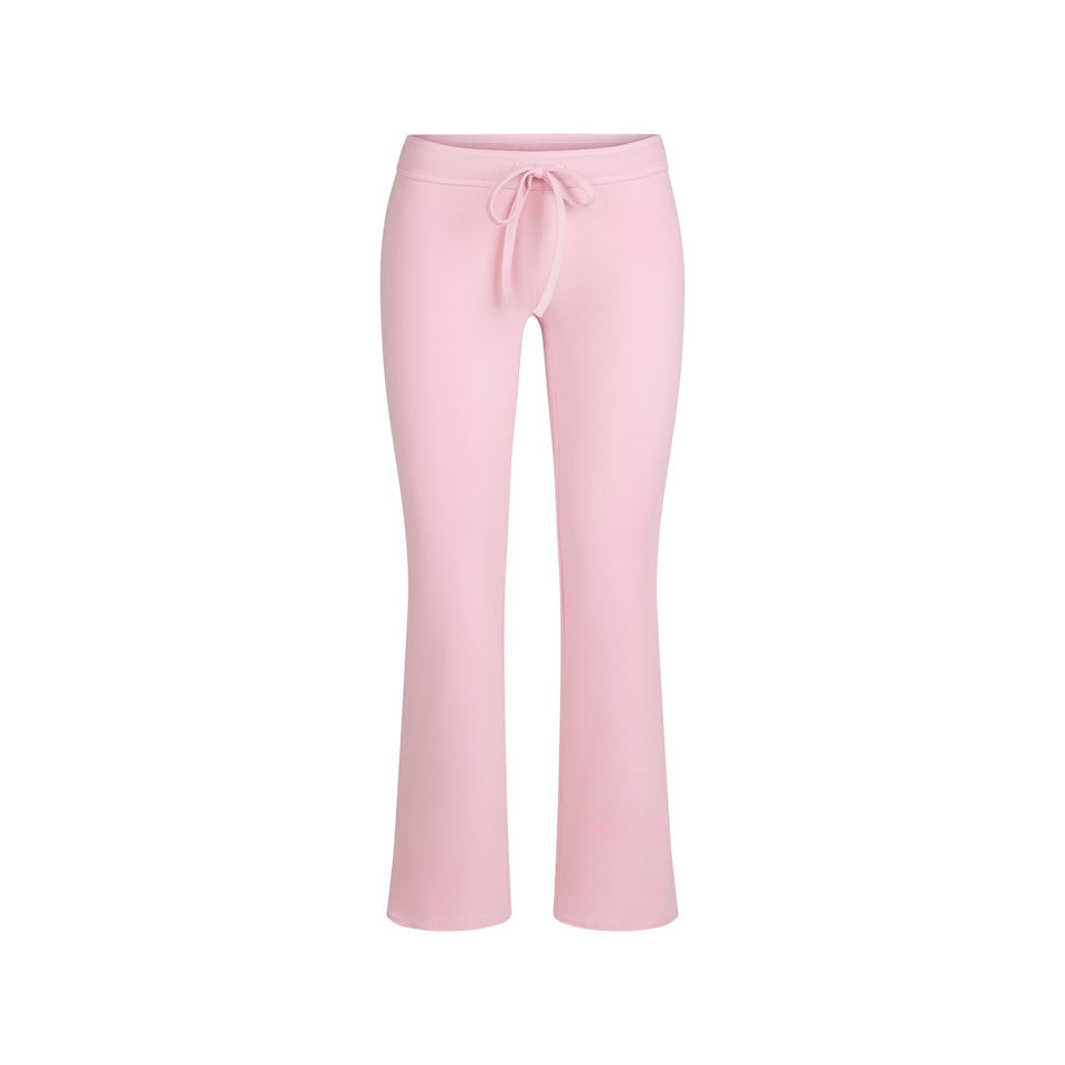 COTTON JERSEY LOW RISE CROP PANT | HALITE