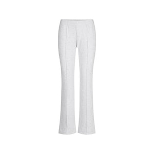 COTTON FLEECE LOW RISE SLIM PANT | LIGHT HEATHER GREY