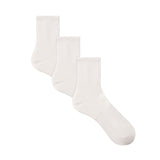 MENS QUARTER CREW SOCK 3-PACK | CHALK