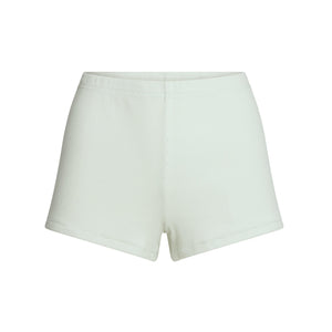 COTTON RIB LOOSE SHORT | SPEARMINT