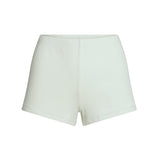 COTTON RIB LOOSE SHORT | SPEARMINT