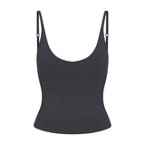 SMOOTH LAYERS SCOOP NECK CAMI | GRAPHITE