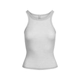 SHEER RIB TANK | LIGHT HEATHER GREY