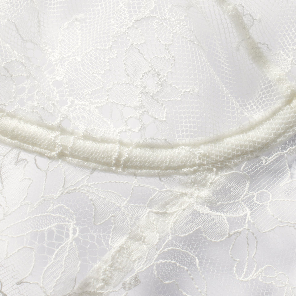 ULTRA FINE LACE SCOOP BRA | MARBLE