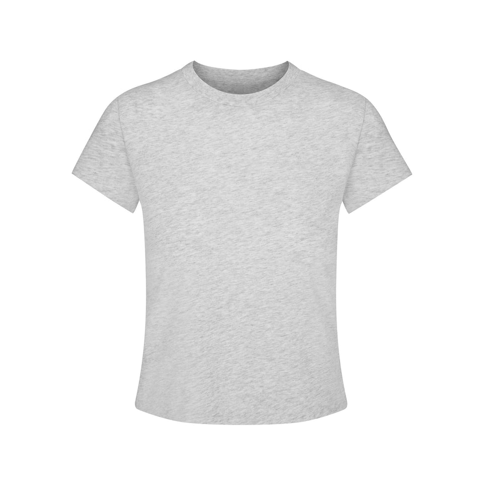 RELAXED TEES SHRUNKEN T-SHIRT | LIGHT HEATHER GREY