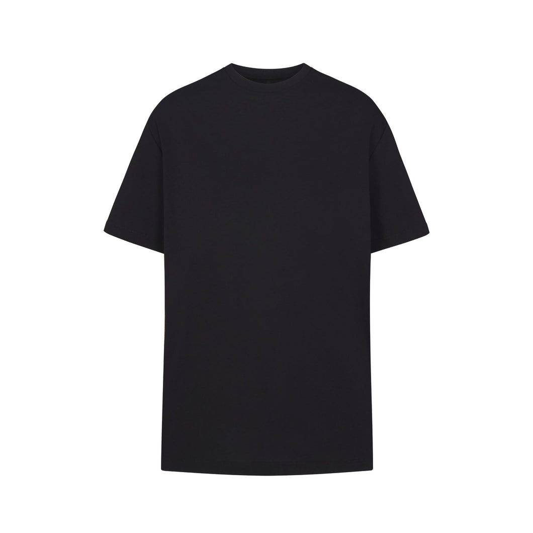 RELAXED TEES OVERSIZED LONG T-SHIRT | ONYX
