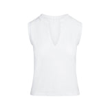WORN IN JERSEY SPLIT NECK MUSCLE TANK | SNOW