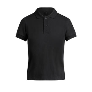 WORN IN JERSEY POLO BABY TEE | ONYX