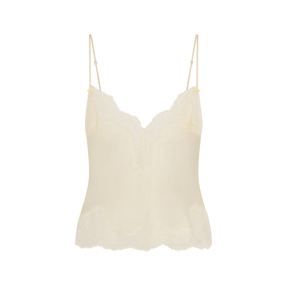 SKIMS ROMANCE LACE CAMI AND SHORT SET | BUTTER