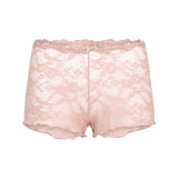 STRETCH LACE TRIANGLE CAMI AND SHORT SET | MORGANITE