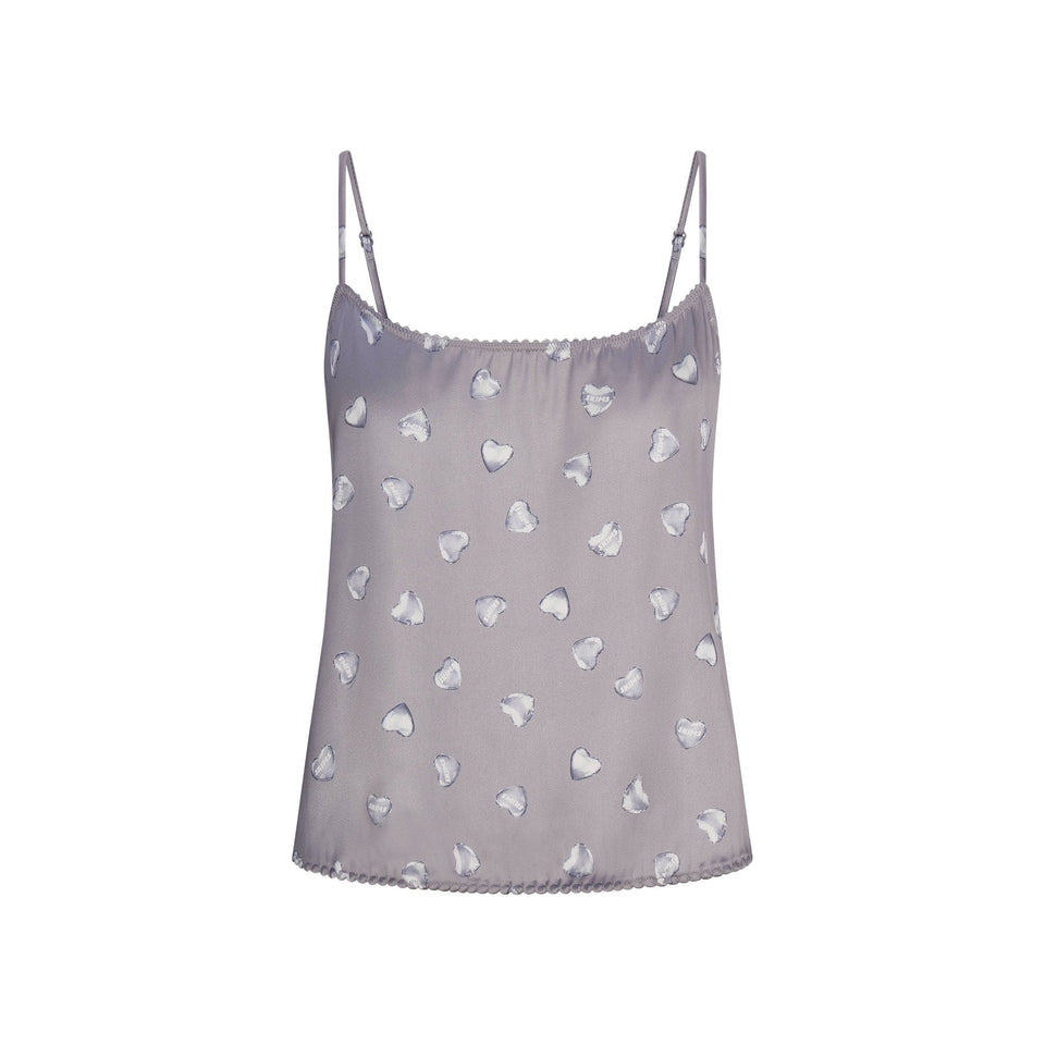 WOVEN SHINE CAMI AND SHORT SLEEP SET | MIRROR BALLOON PRINT