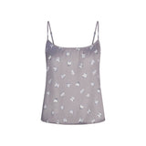 WOVEN SHINE CAMI AND SHORT SLEEP SET | MIRROR BALLOON PRINT