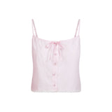 COTTON POPLIN SLEEP CAMI | CHERRY BLOSSOM STRIPE