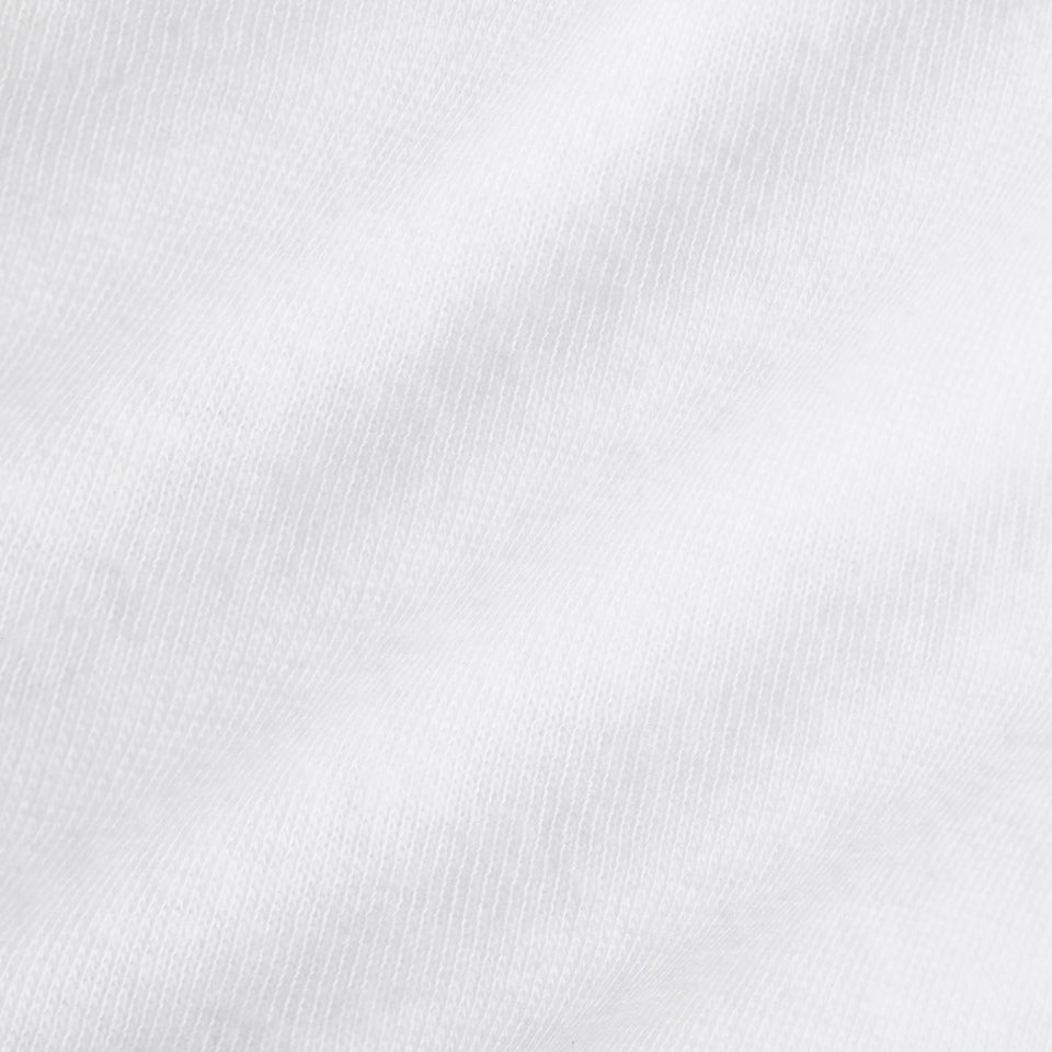 SHEER JERSEY V-NECK T-SHIRT | SNOW