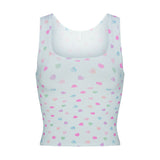 SOFT LOUNGE TANK | CLOUD CANDY HEART PRINT