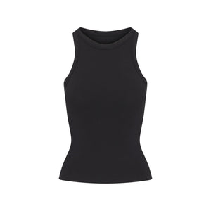 COTTON JERSEY CREW NECK TANK | SOOT