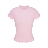 LOGO POINTELLE T-SHIRT | CHERRY BLOSSOM