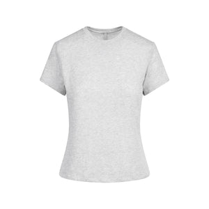 SHEER JERSEY T-SHIRT | LIGHT HEATHER GREY