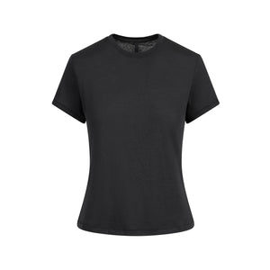 SHEER JERSEY T-SHIRT | SOOT