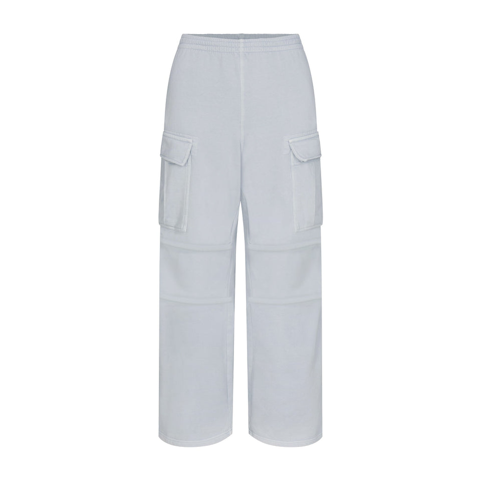 BOYFRIEND FLEECE CARGO PANT | ZEN BLUE