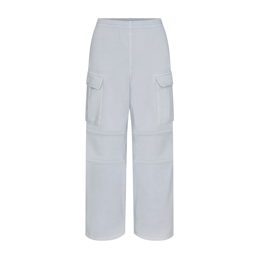 BOYFRIEND FLEECE CARGO PANT | ZEN BLUE