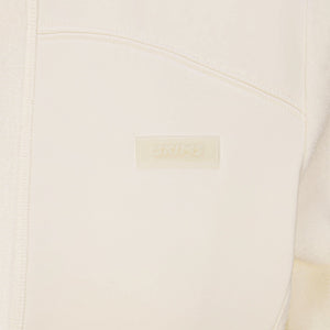 FLEECE LOUNGE FITTED JACKET | ECRU
