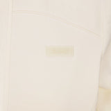 FLEECE LOUNGE FITTED JACKET | ECRU