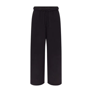 COTTON FLEECE CLASSIC STRAIGHT LEG PANT | ONYX