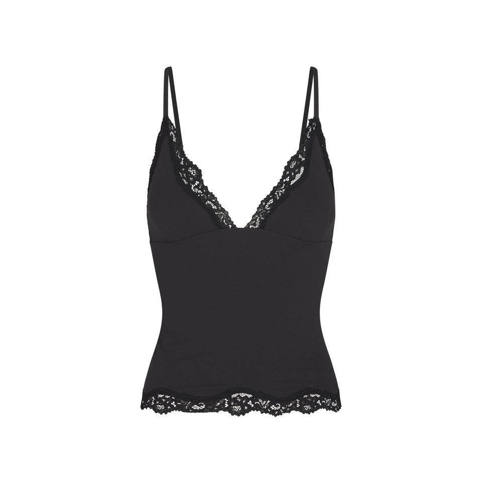 FITS EVERYBODY LACE TRIANGLE CAMI | ONYX