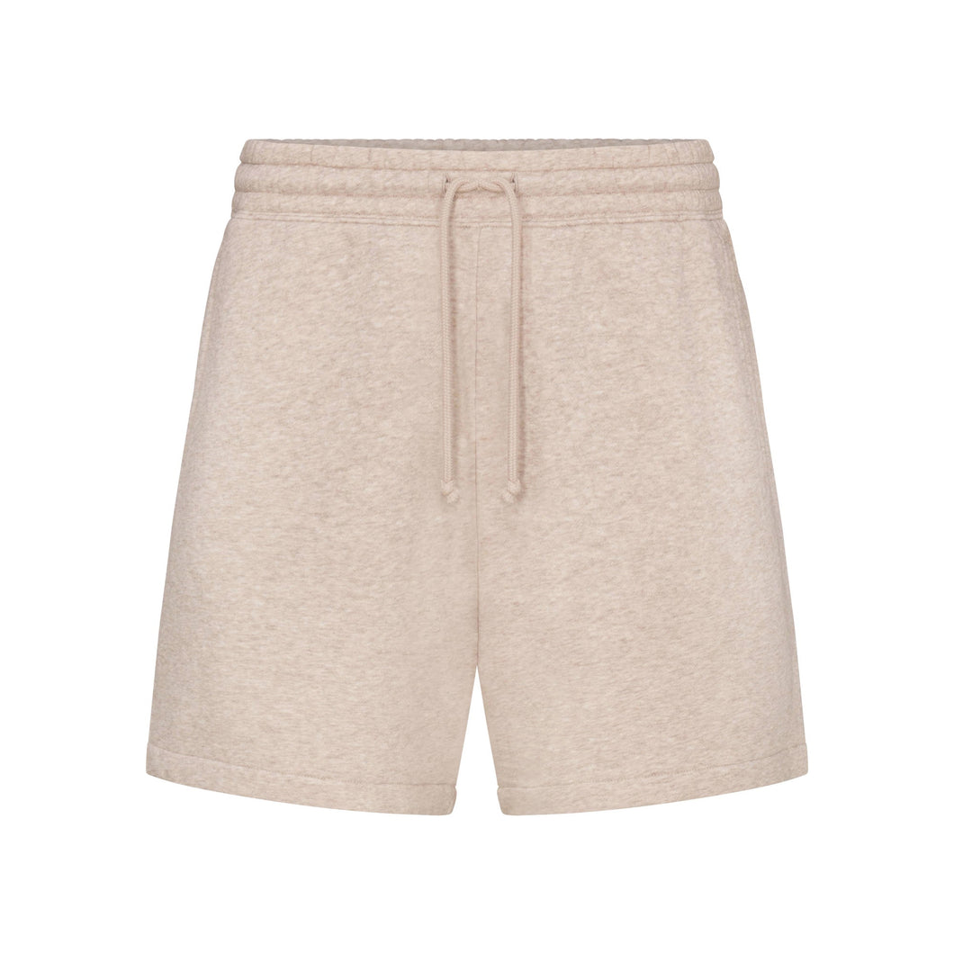 FLEECE LOUNGE MENS RELAXED SHORT | DESERT HEATHER