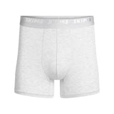 SKIMS STRETCH MENS 3" BOXER BRIEF | LIGHT HEATHER GREY