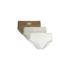 SKIMS COTTON MENS BRIEF 3-PACK | ARMY MULTI