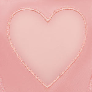 NOVELTY INTIMATES TULLE HEART SILK BIKINI | BALLET