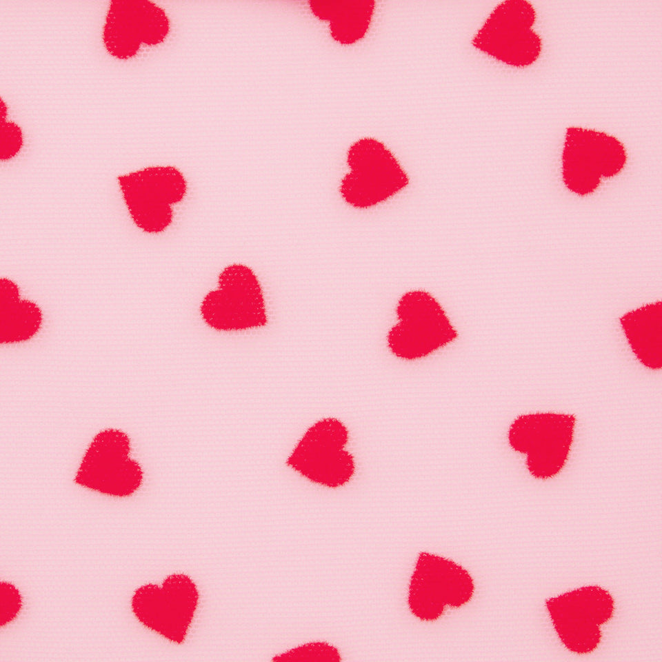 NOVELTY INTIMATES LACE UP BIKINI | PINK HEART PRINT