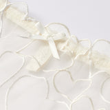 EMBROIDERED TULLE BIKINI | MARBLE