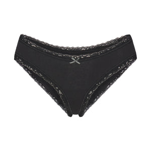 LIGHTWEIGHT COTTON LACE BRIEF | SOOT