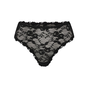 STRETCH LACE BRIEF | SOOT
