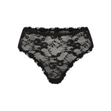 STRETCH LACE BRIEF | SOOT