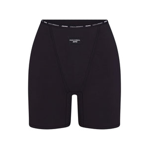 DOLCE&GABBANA X SKIMS COTTON JERSEY BOXER | ONYX
