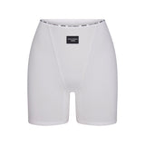 DOLCE&GABBANA X SKIMS COTTON JERSEY BOXER | SNOW