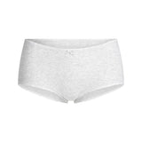 LIGHTWEIGHT COTTON LACE BOY SHORT | LIGHT HEATHER GREY