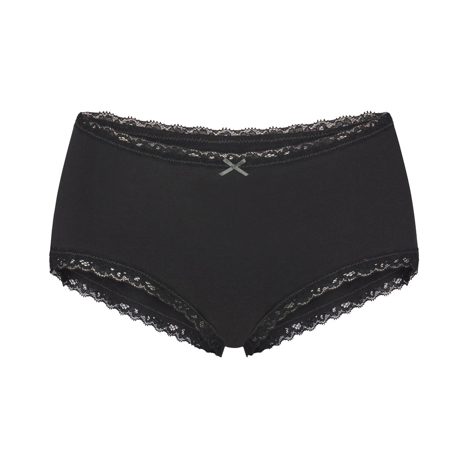 LIGHTWEIGHT COTTON LACE BOY SHORT | SOOT