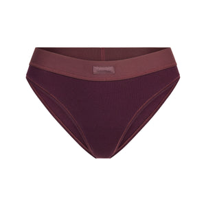 COTTON RIB BRIEF | CURRANT