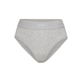 COTTON RIB BRIEF | LIGHT HEATHER GREY
