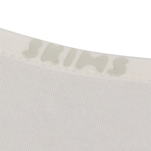 COTTON LOGO DIPPED THONG | MARBLE